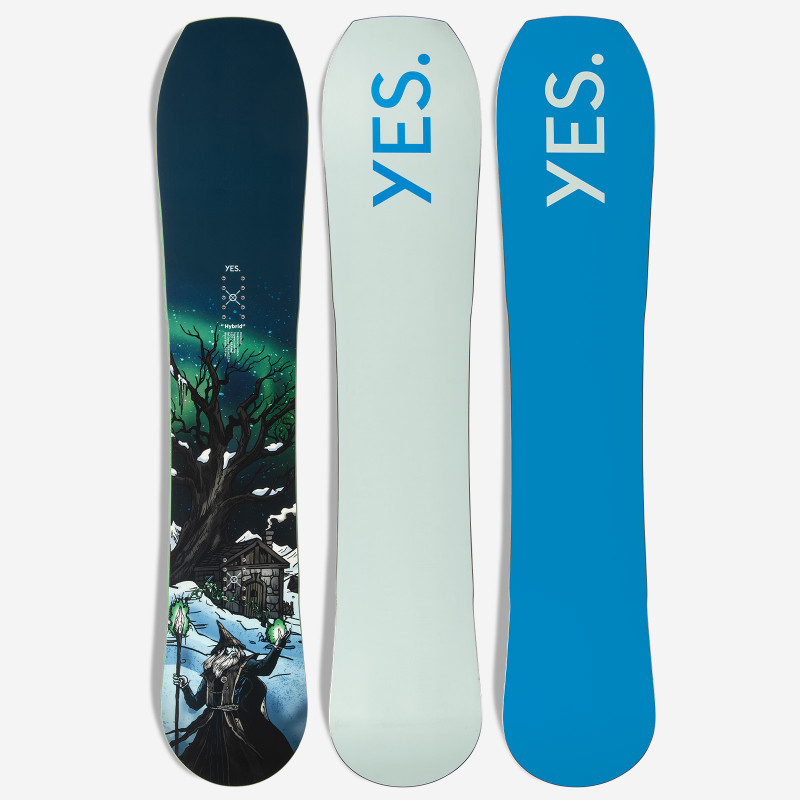 YES. Hybrid Snowboard in Blue.