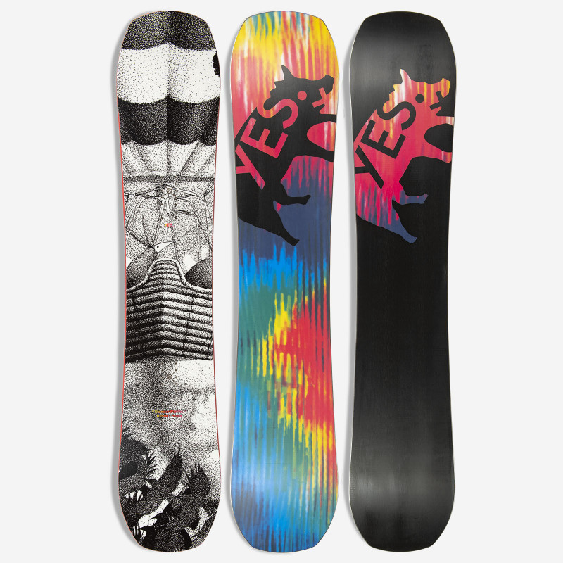 YES. Standard UnInc. DC Snowboard in Black and White